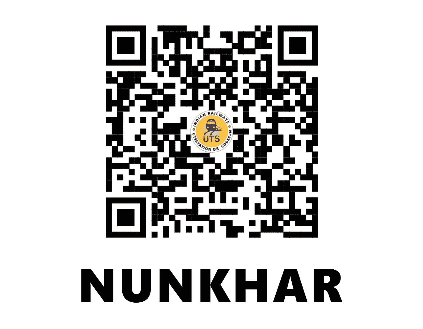 UTS QR Code for NUNKHAR - NRA (NE - UTTAR PRADESH)